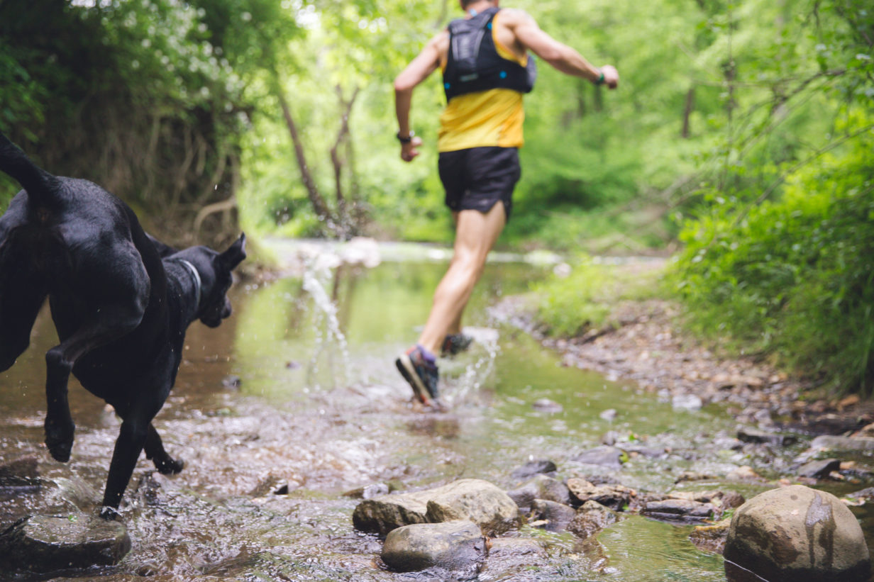 trail running in Frederick, Maryland, USA